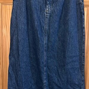 Vintage Cherokee Denim Maxi Skirt